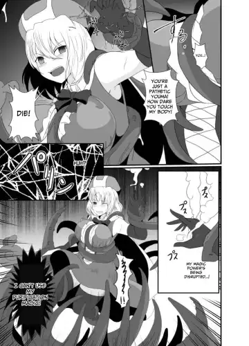[Shimakawa] Mesugaki Mahou Shoujo wa Daikkirai na Zako Youma ni Karada o Torikomareta node Kankaku Shadan no Mahou o Tsukatte Asa made Taeru | Magical Girl Caught By A Loathsome Monster Uses Sens... Fhentai - Page 8