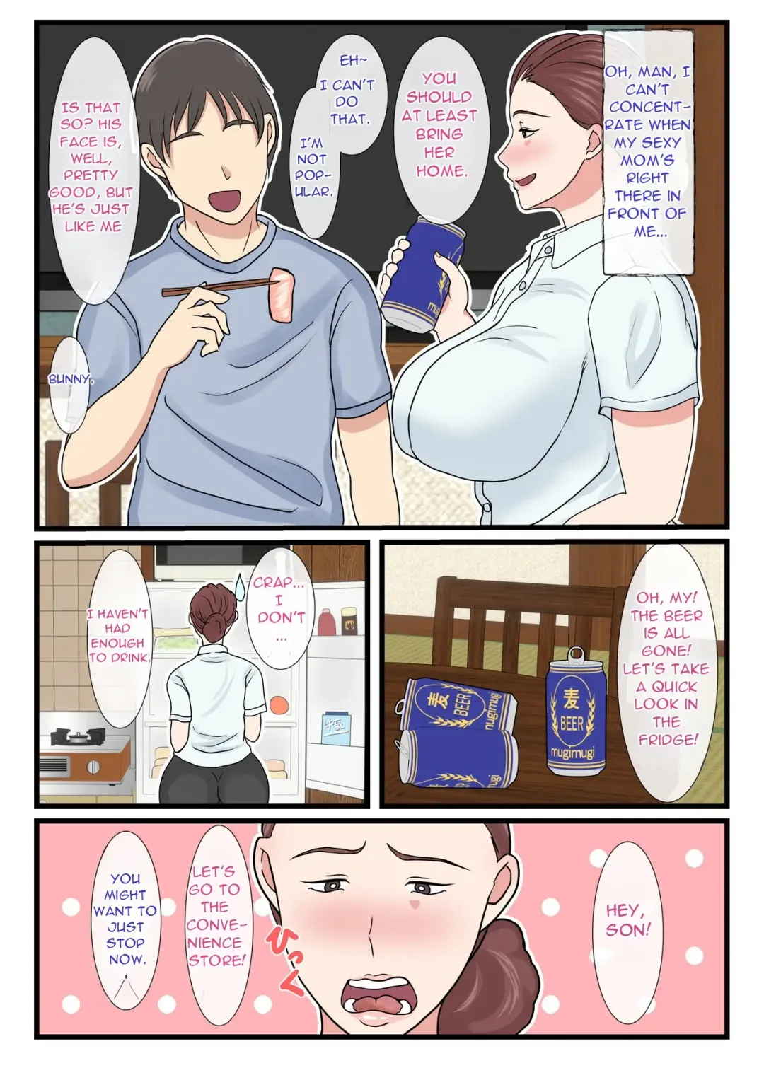 Yotta Okaa-san wa Totemo Kawaii. | My Drunk Mom is so Cute Fhentai - Page 5