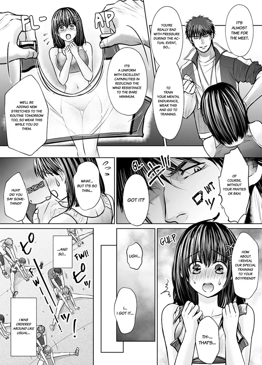 [Amazato] Kareshi no Menomaede… Haitteru!? ~Zetsurin Coach no Namahame Zecchou Shidou~ 1-3 | Fucked in Front of My Boyfriend! Bareback Orgasm Drills With My Coach 1-3 Fhentai - Page 58