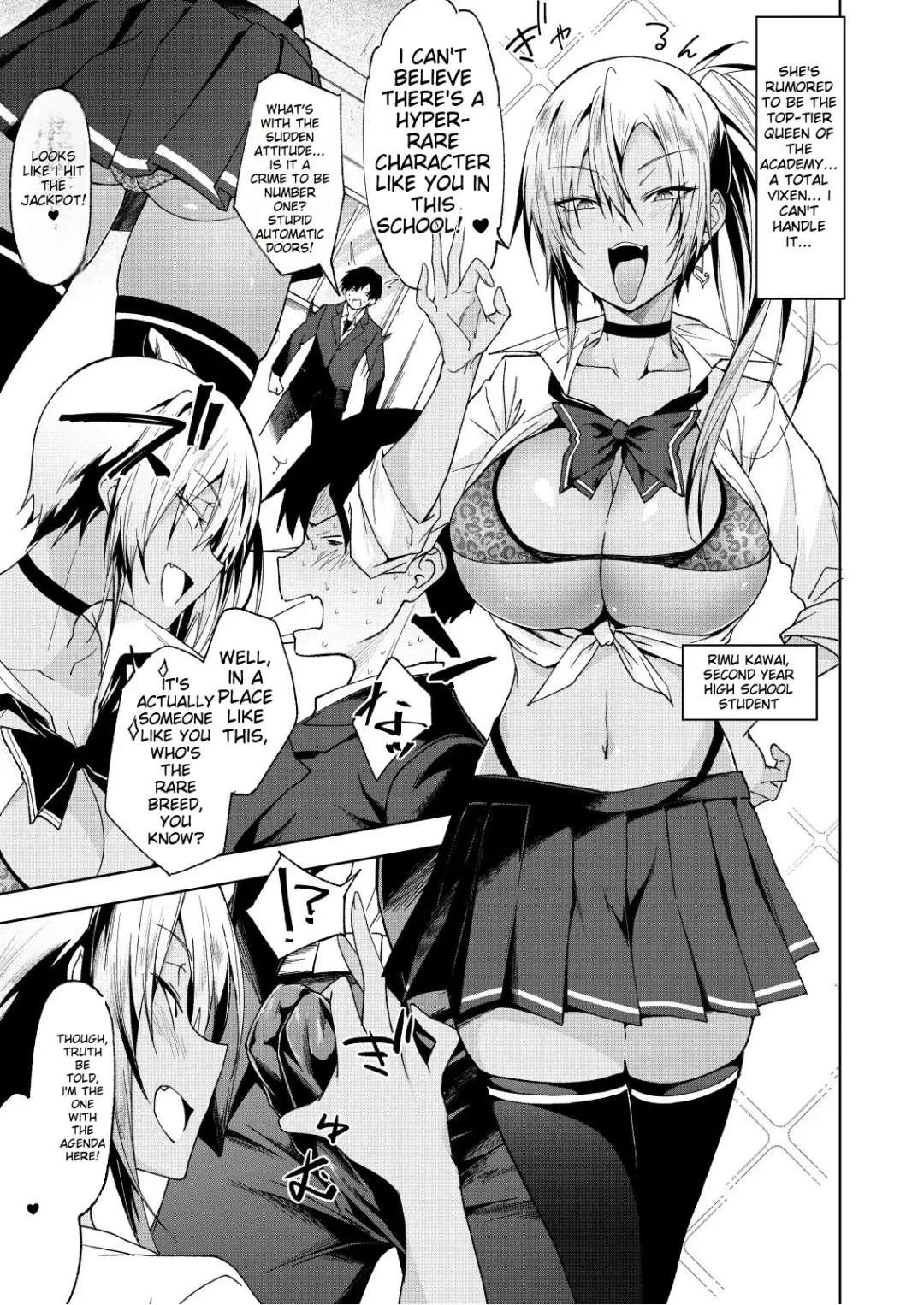 [Gelatin] DT ga Dosukebe Gal ni Fella Nuki Sakusei Namahame Sex de Moteasobareru. Fhentai - Page 4