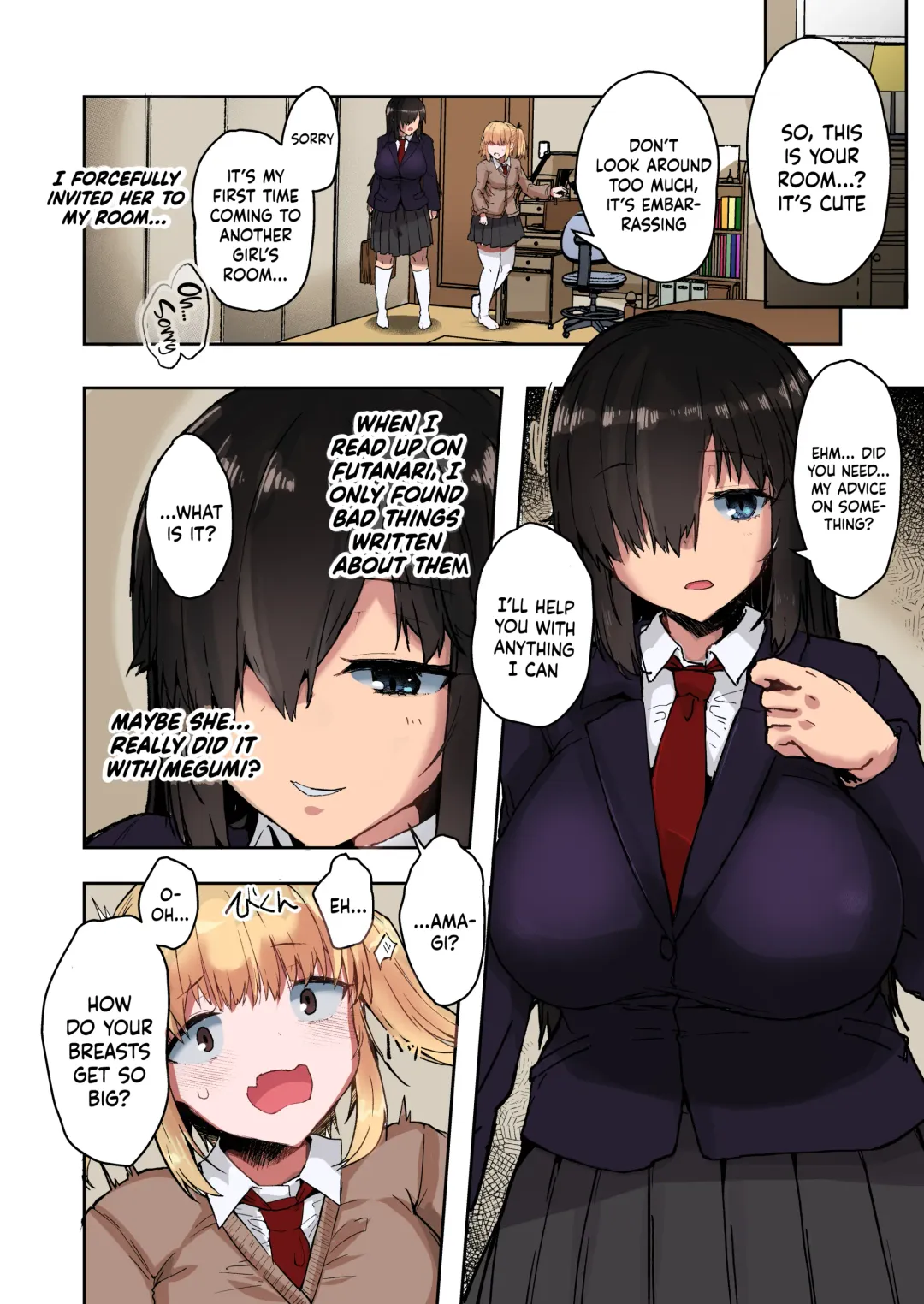 [Eigetu] Futa Musume ni Itazura Shicha Ikemasen -Amagi Risa Hen- | Don't Mess With Futa Girls -Amagi Risa Chapter- (decensored) Fhentai - Page 7