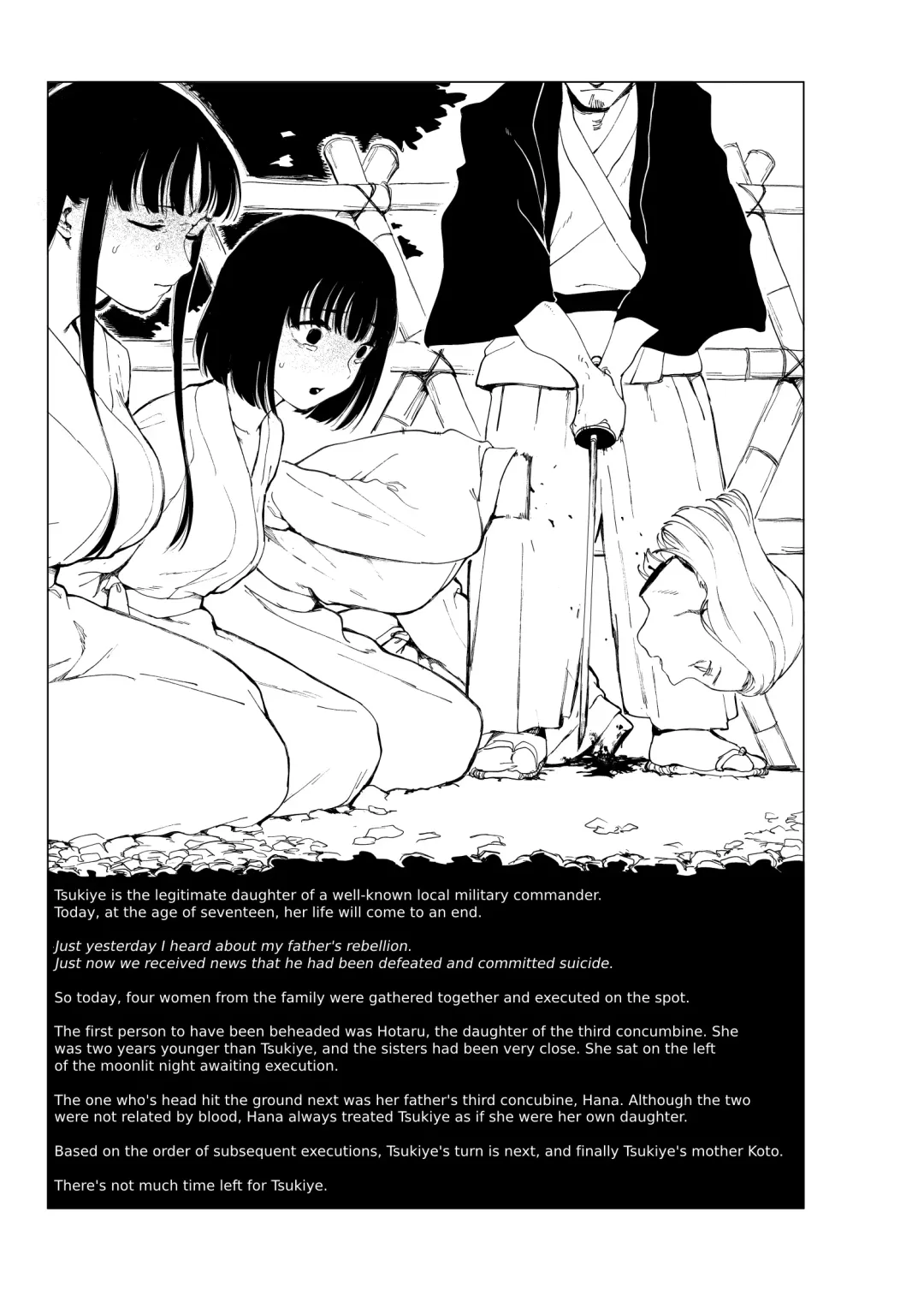 [Harasaki - Kubikiri] A Story of Cruelty to Corpses, Part 6 "Execution place" Parts 1&2 Fhentai - Page 1