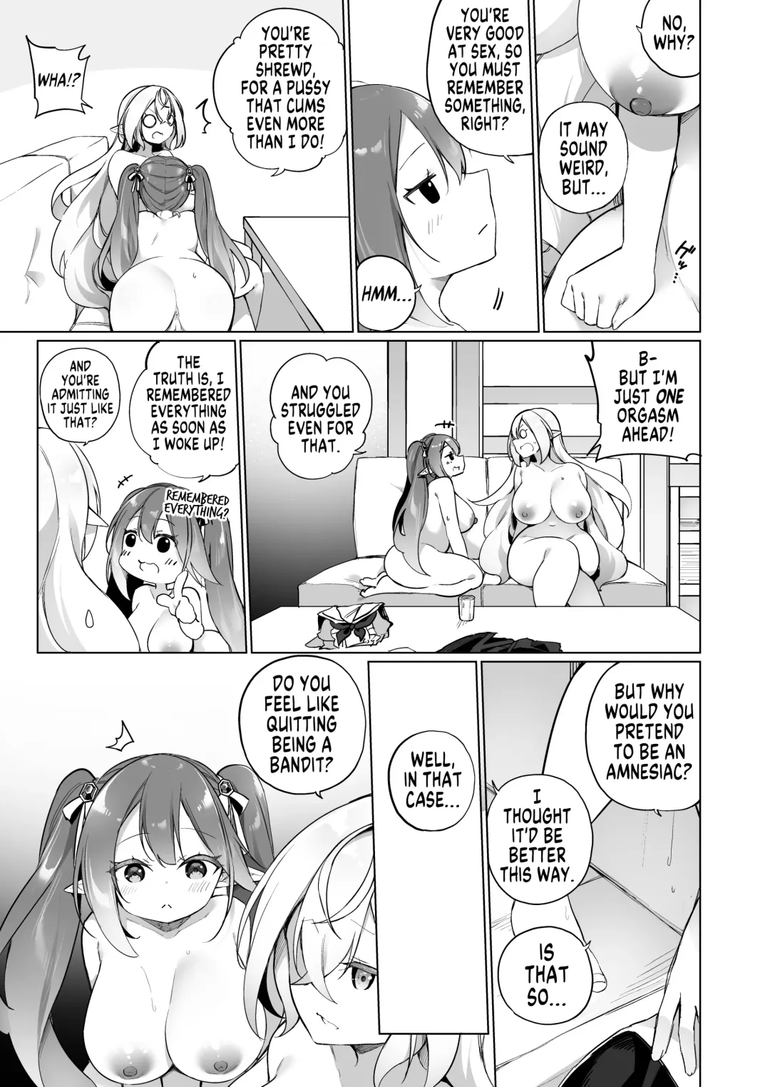 [Kanmuri] Mesugaki Elf ni Natta Don 2 Elf-ka no Kusuri part 3 | A Bandit Chief Who Turned Into a Bratty Elf Girl 2 Elvification Drug part 3 Fhentai - Page 15