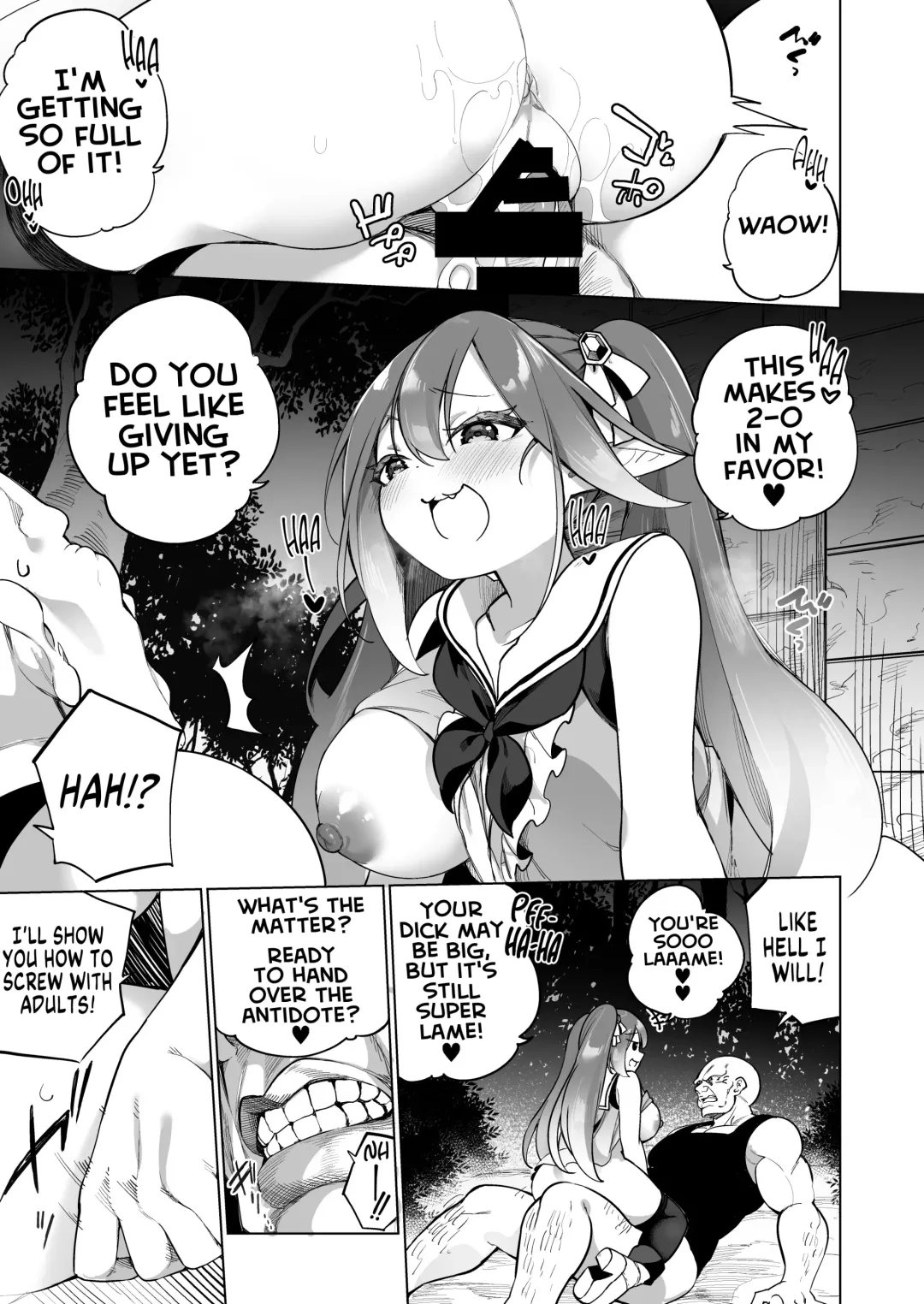 [Kanmuri] Mesugaki Elf ni Natta Don 2 Elf-ka no Kusuri part 3 | A Bandit Chief Who Turned Into a Bratty Elf Girl 2 Elvification Drug part 3 Fhentai - Page 29