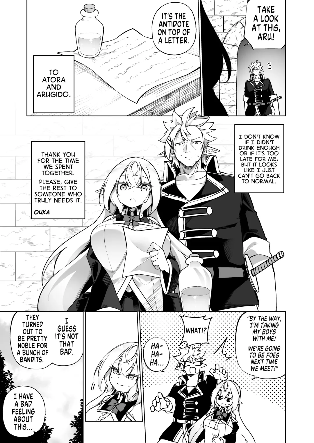 [Kanmuri] Mesugaki Elf ni Natta Don 2 Elf-ka no Kusuri part 3 | A Bandit Chief Who Turned Into a Bratty Elf Girl 2 Elvification Drug part 3 Fhentai - Page 37