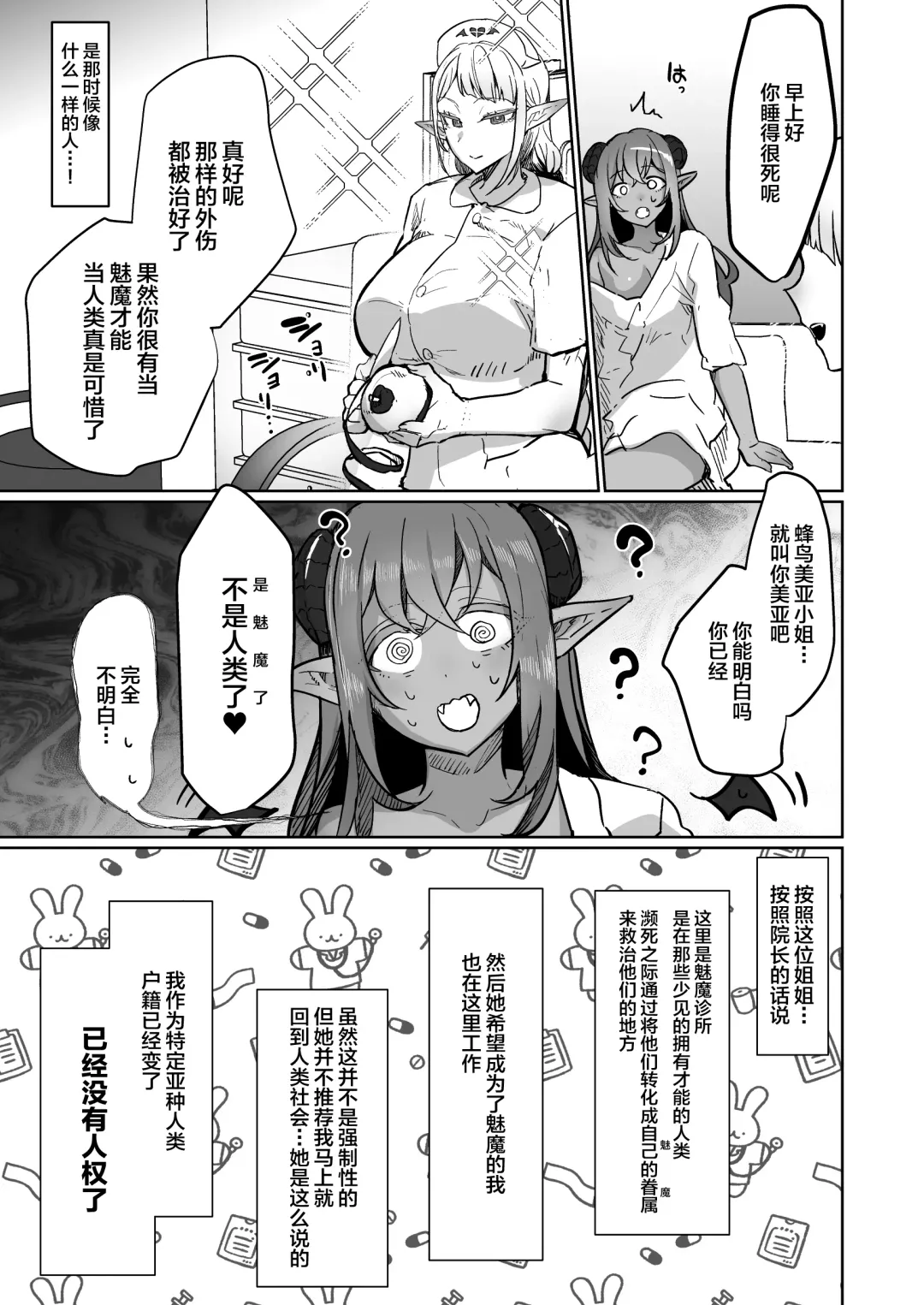 [Puru] Futanari Chiryou Succubus Clinic Zero ~Succubus Kenshuu Choukyou Hen~ Fhentai - Page 7