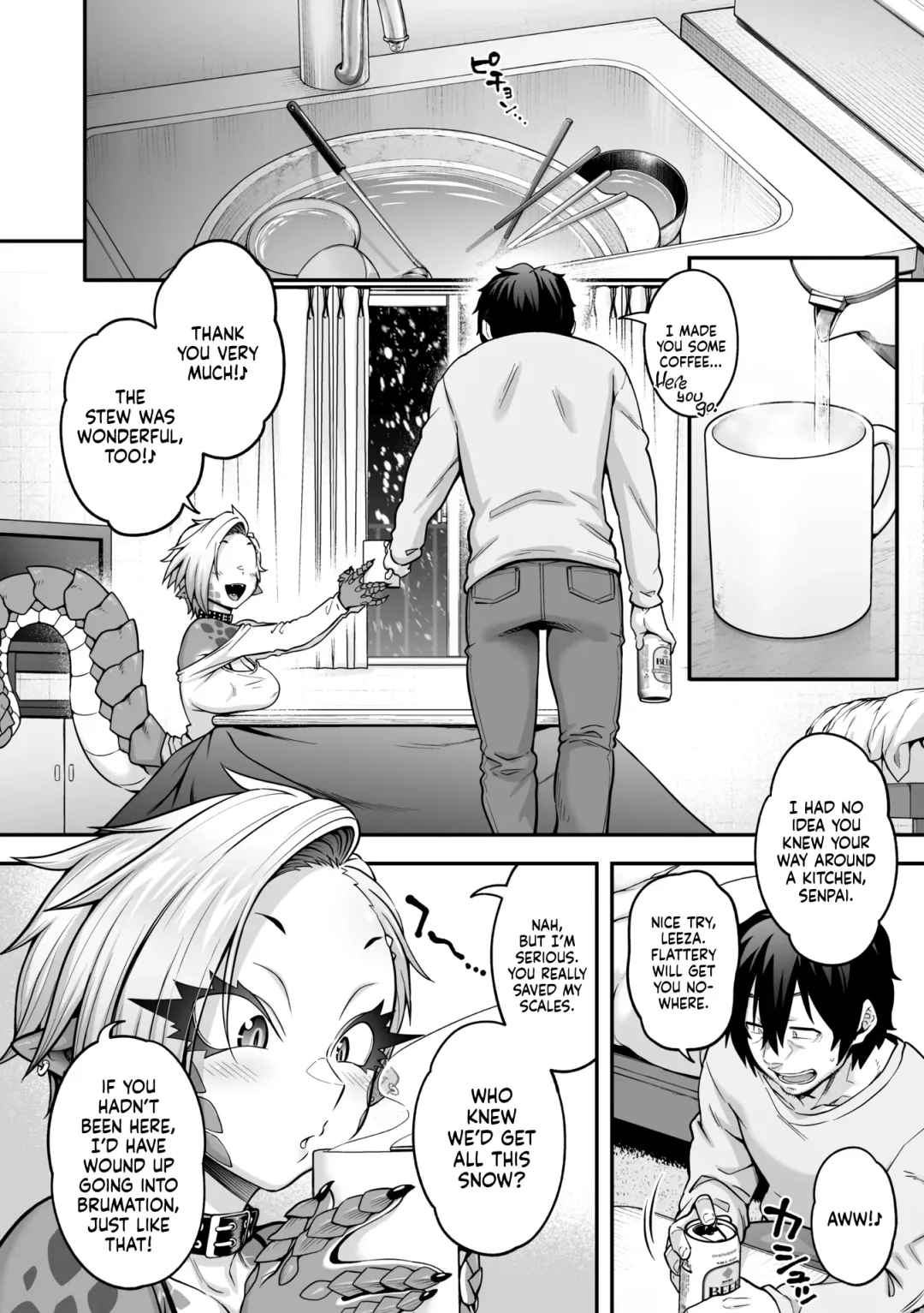 [Jun] Yukifuru Yoru no Reptile | Reptile on a Snowy Night Fhentai - Page 4