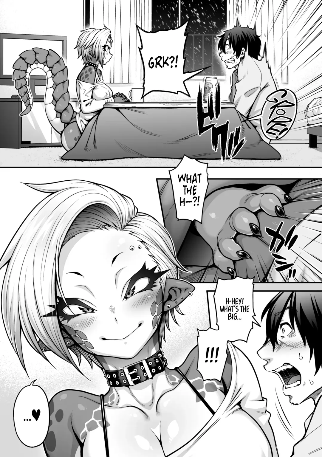 [Jun] Yukifuru Yoru no Reptile | Reptile on a Snowy Night Fhentai - Page 9