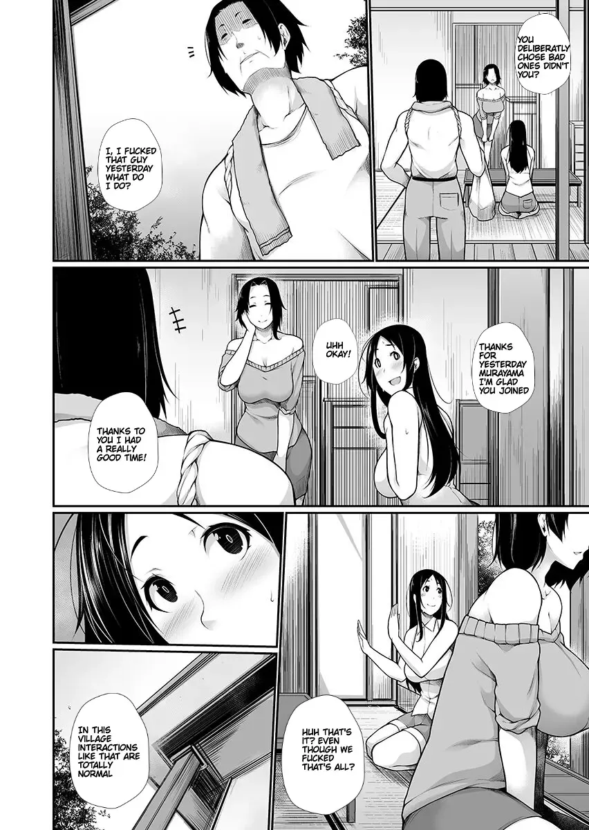 [Sakamata Nerimono] H e no Hurdle ga Hiku Sugiru Mura ~Joshidaisei ga Natsuyasumi ni Otozureta no wa Daretodemo Yacchau Mura Deshita~ Ch. 01 Fhentai - Page 34