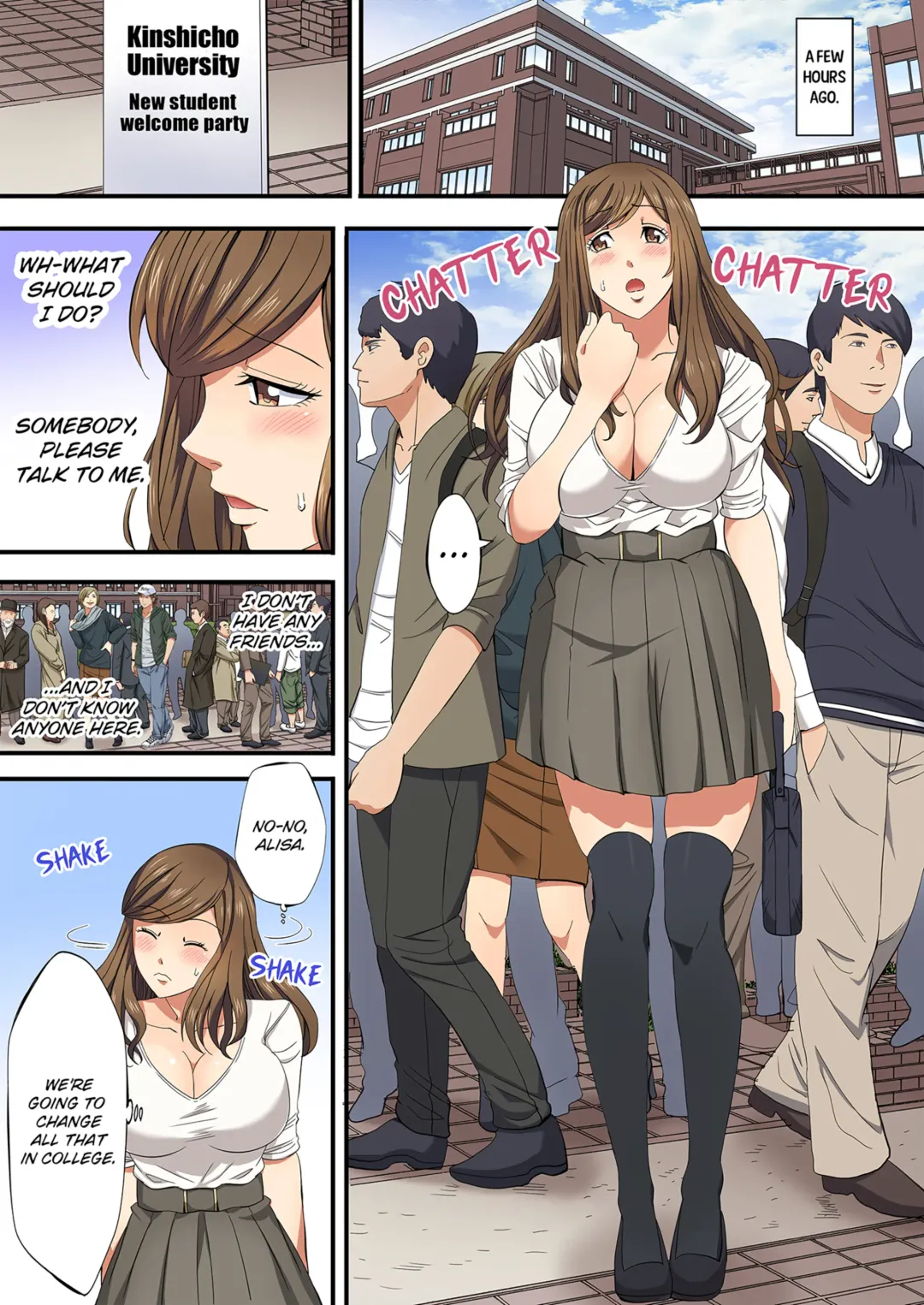 [Akiha At] Drunken Sex at the Club Welcoming Party! Volume 1 (decensored) Fhentai - Page 4