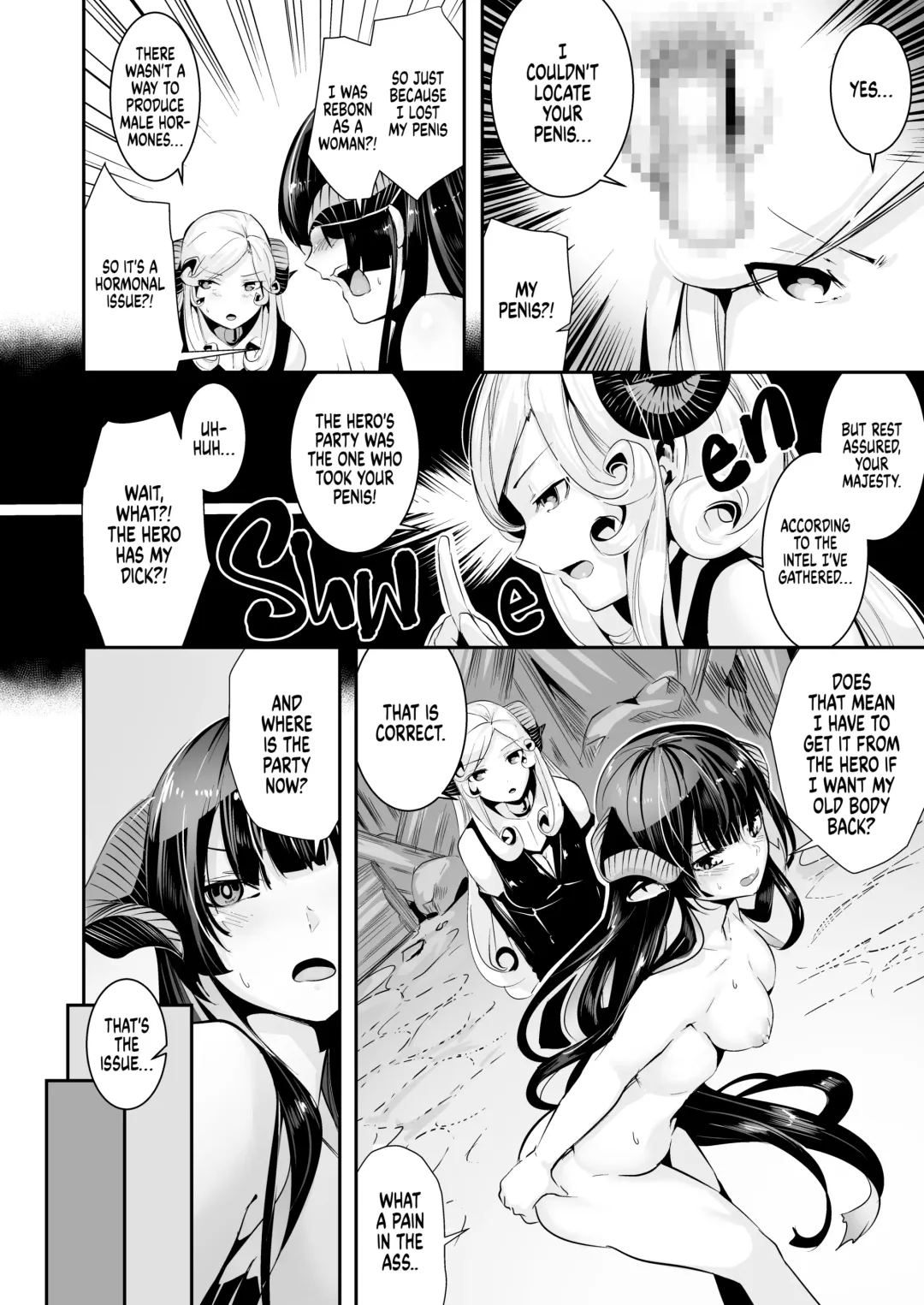 [Bota Mochito] TRANCE SEXUAL INTER WORM | A Tale of Tentacles, a Futanari Hero and a Genderbent Demon Lord (decensored) Fhentai - Page 5