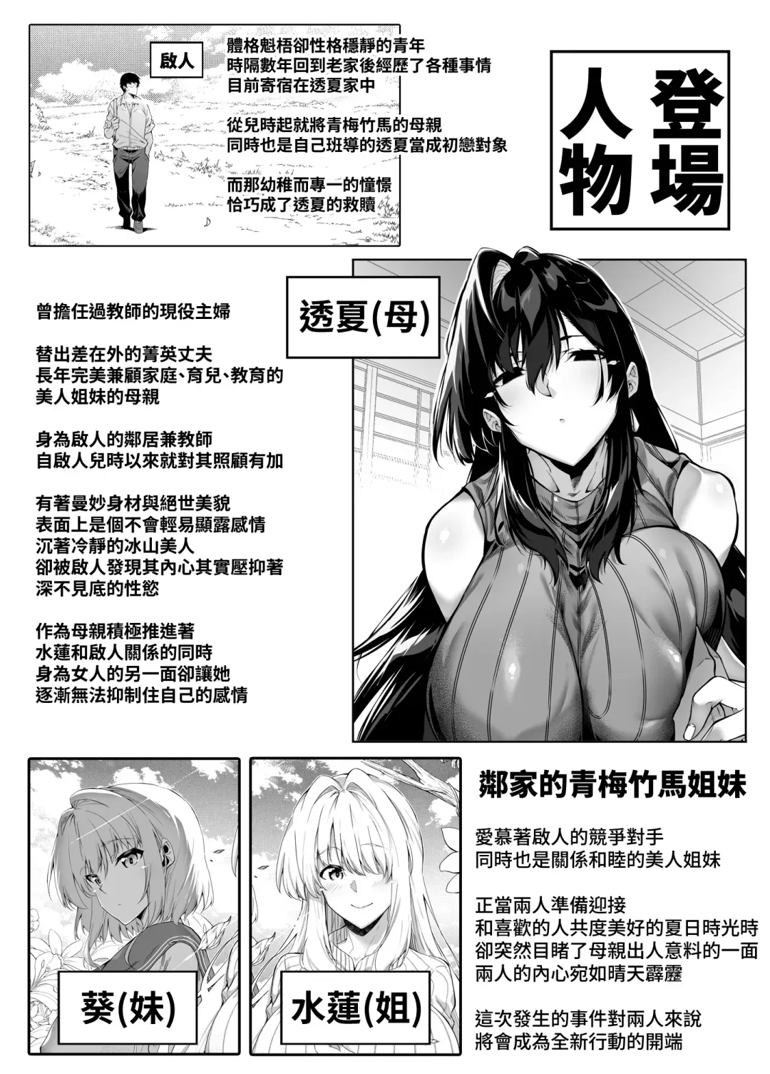 [Asakawa] Natsu no Yari Naoshi 5 -Natsu to Inaka to Osananajimi no Haha- | 墬歡重拾之夏5 -盛夏與田舍與青梅竹馬之母- Fhentai - Page 2