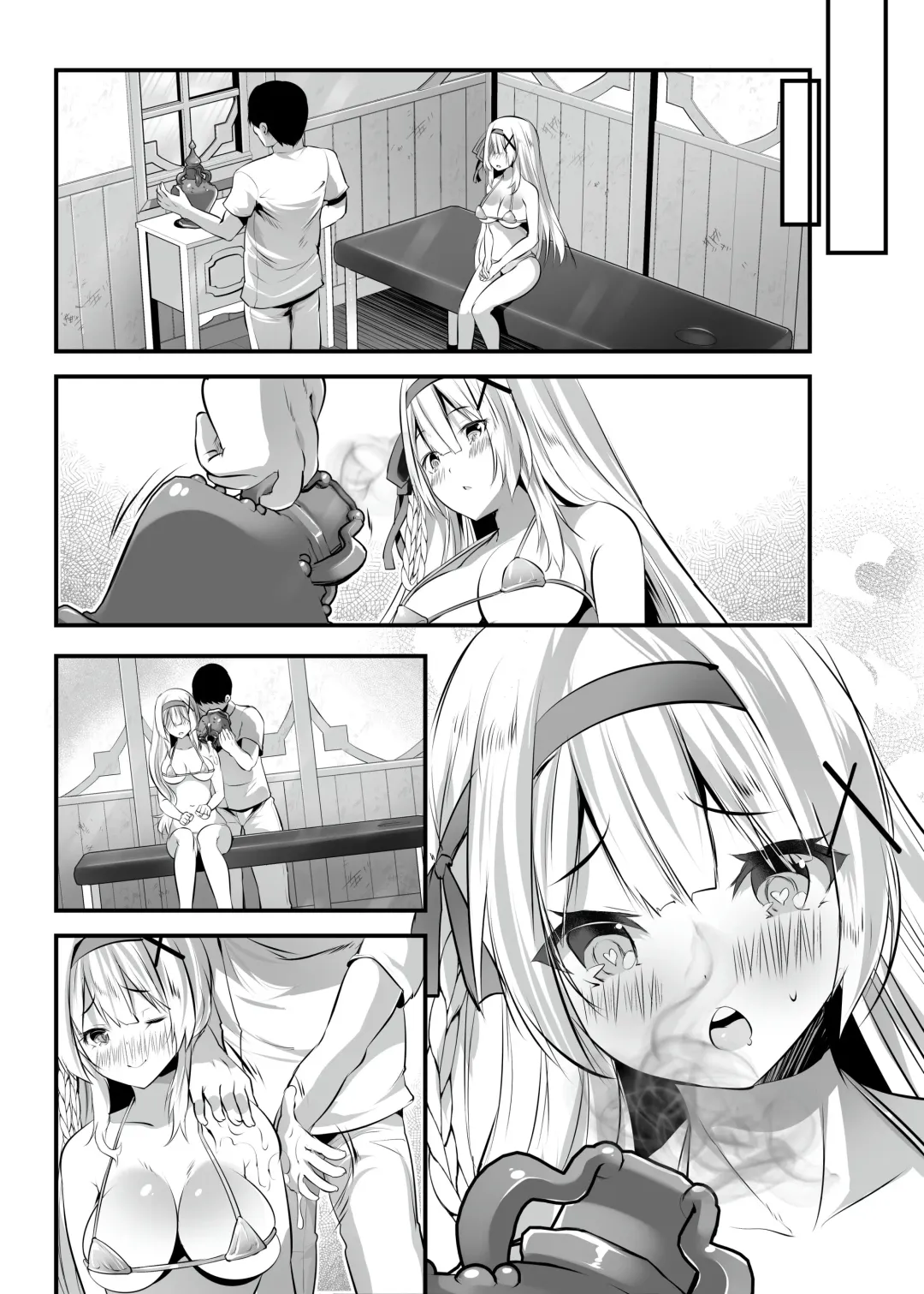 [Maki] Extra virgin Princess Oil -Akutoku Seitaishi ni Ero Massage no Toriko ni Sareru Himekishi Monogatari- | 纯洁处女公主香油 -沦为黑心按摩师的色情按摩的俘虏的公主骑士的故事- Fhentai - Page 35