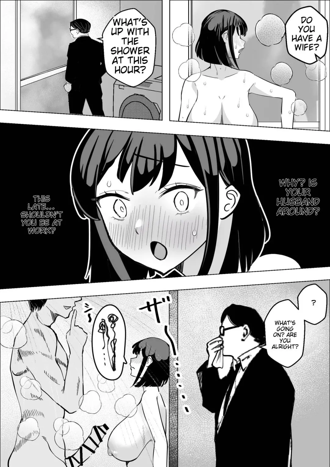 Bakunyuu Hitozuma ga Gitei ni Netorareru Hanashi Fhentai - Page 25
