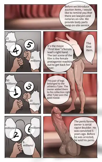 [Midnight] God's Gift - Body Parts Auction Fhentai - Page 4