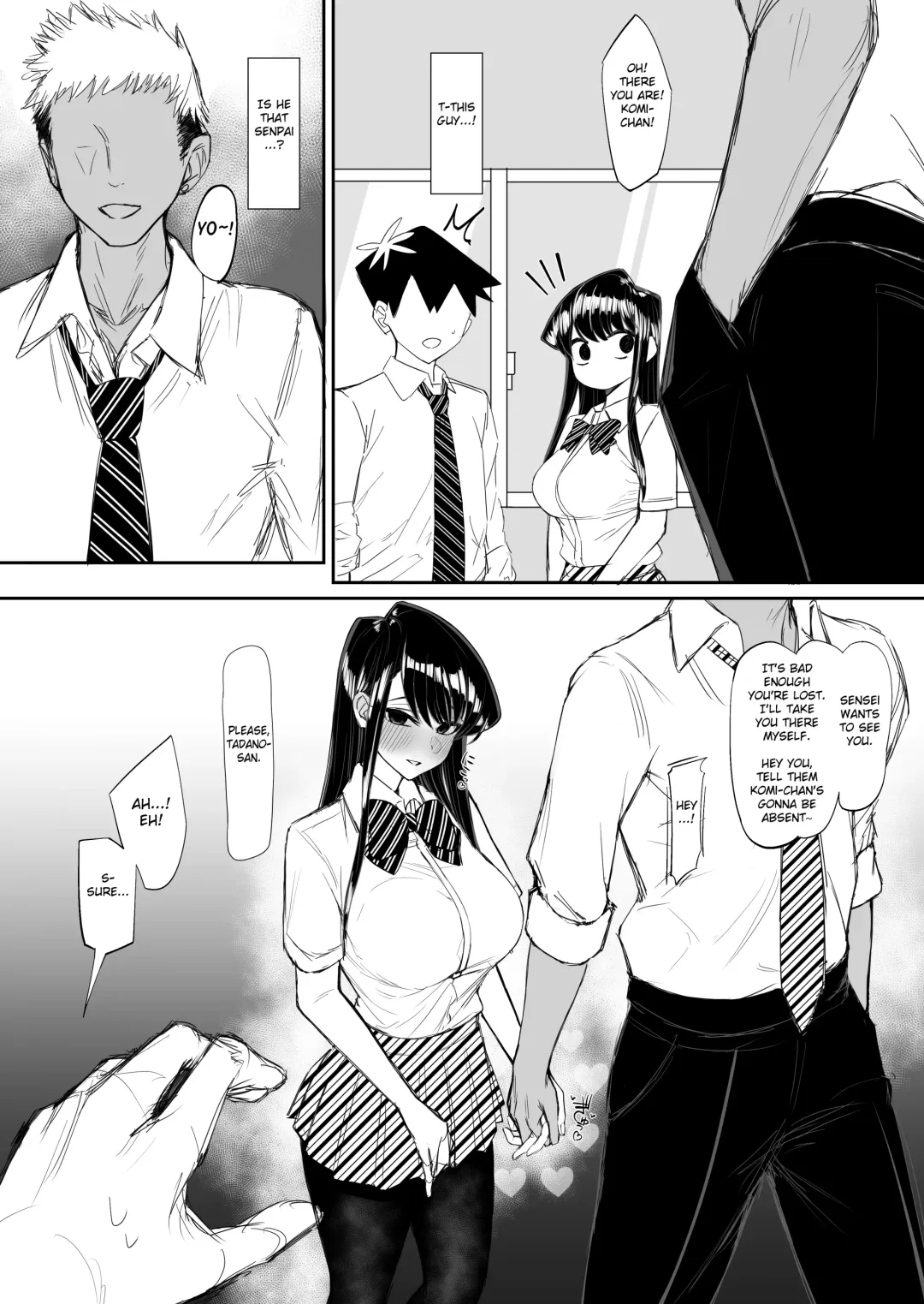 [Karakari] Komyushou de Chou Bijin no Komi-san ga Charao ni Guigui Korarete Shojo de Irareru Wake ga Nai Fhentai - Page 2