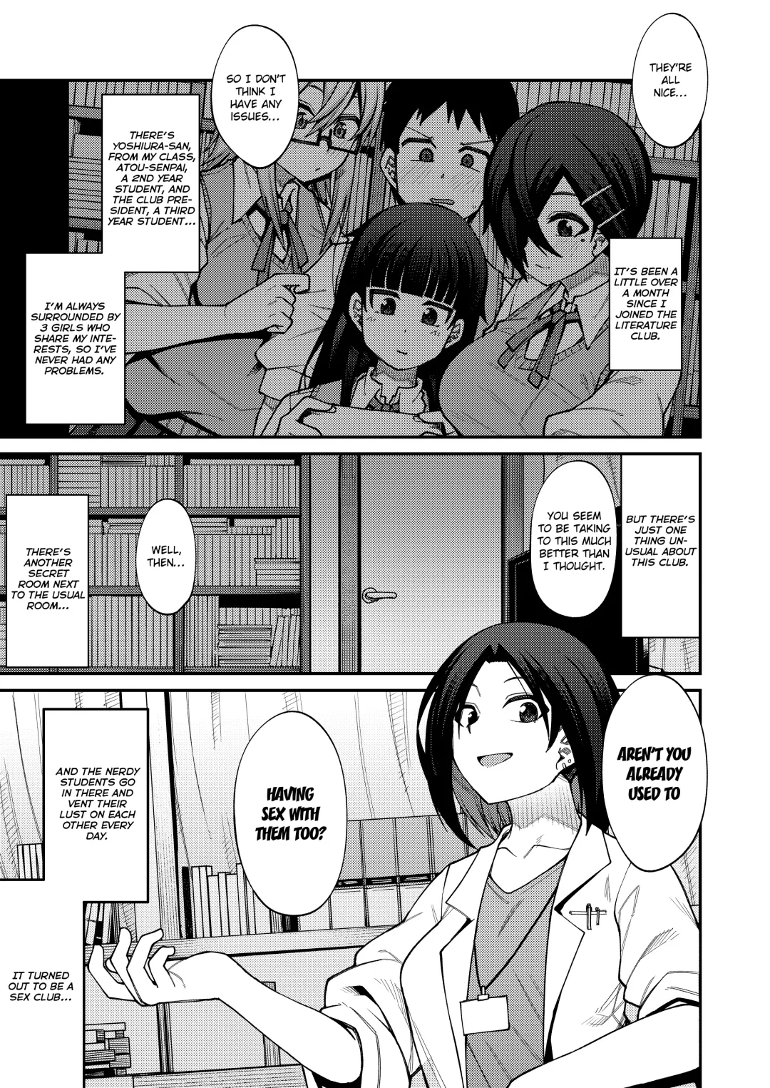 [Kauti] Houkago Koubi Doukoukai e Youkoso!! Jimi Joshi 3nin + Hoken Kyoushi Hen | Welcome to the Afterschool Breeding Club!! 3 Plain Girls + School Nurse Arc Fhentai - Page 5