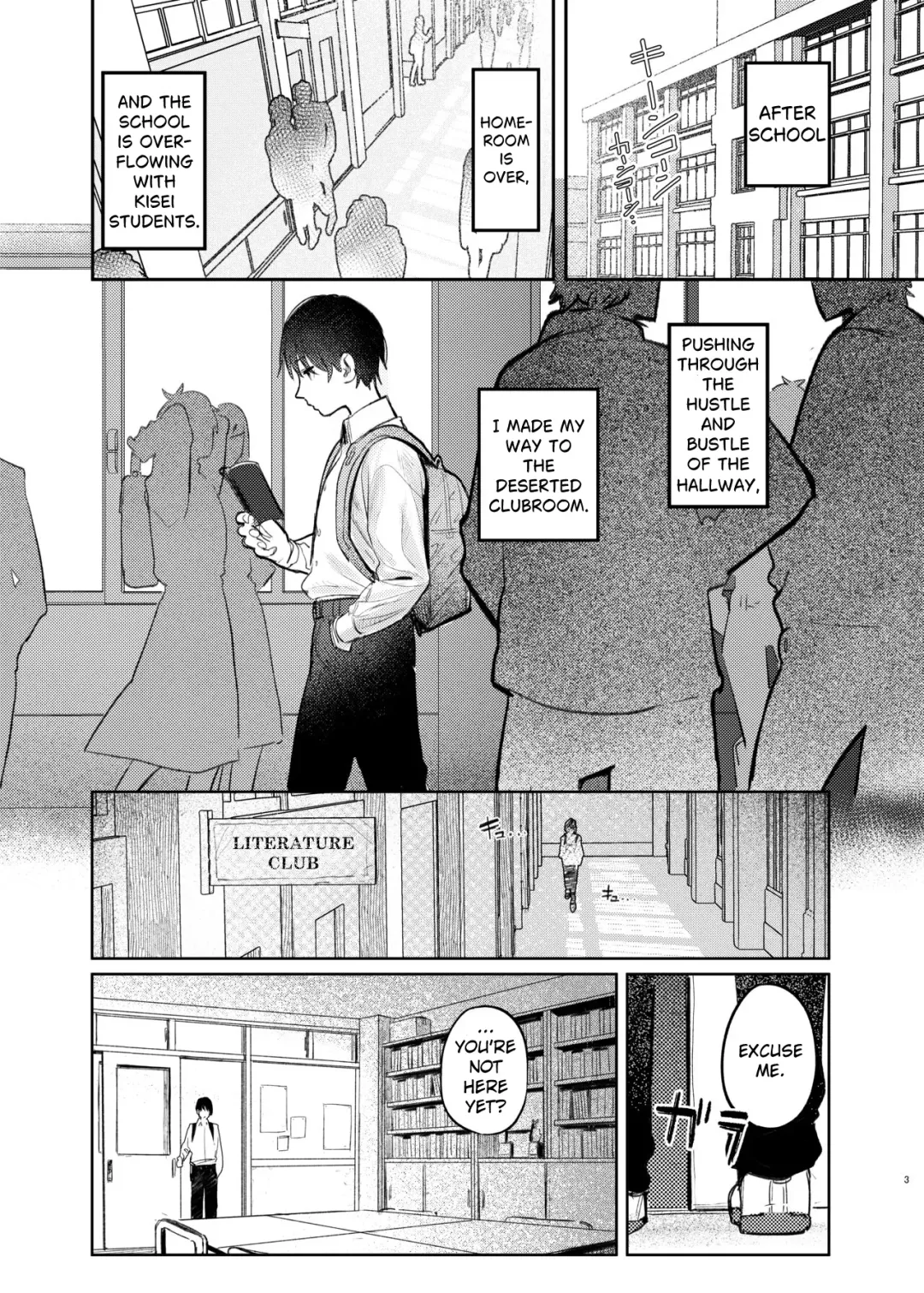 [Momokumo] Kunikida Senpai no Kakushigoto | Kunikida Senpai's Secret Fhentai - Page 3