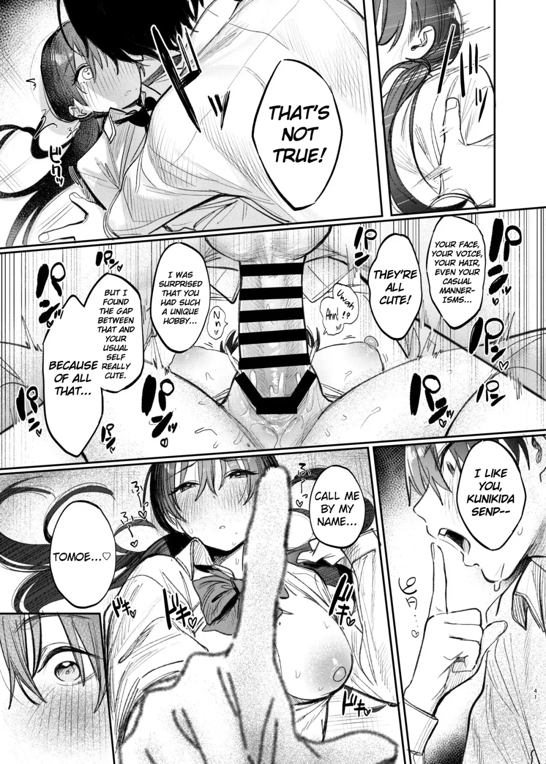 [Momokumo] Kunikida Senpai no Kakushigoto | Kunikida Senpai's Secret Fhentai - Page 41