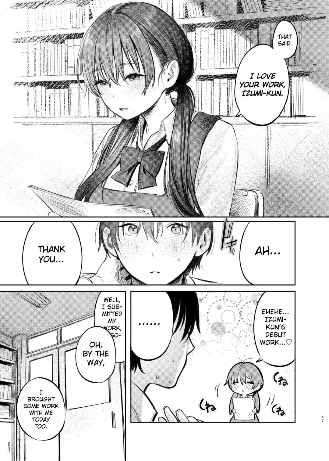 [Momokumo] Kunikida Senpai no Kakushigoto | Kunikida Senpai's Secret Fhentai - Page 47