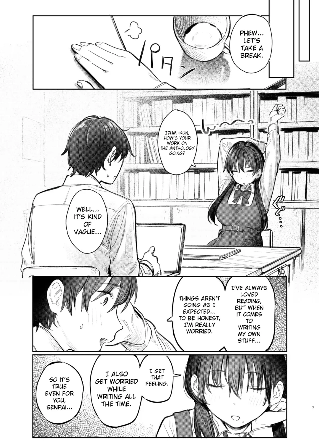 [Momokumo] Kunikida Senpai no Kakushigoto | Kunikida Senpai's Secret Fhentai - Page 7