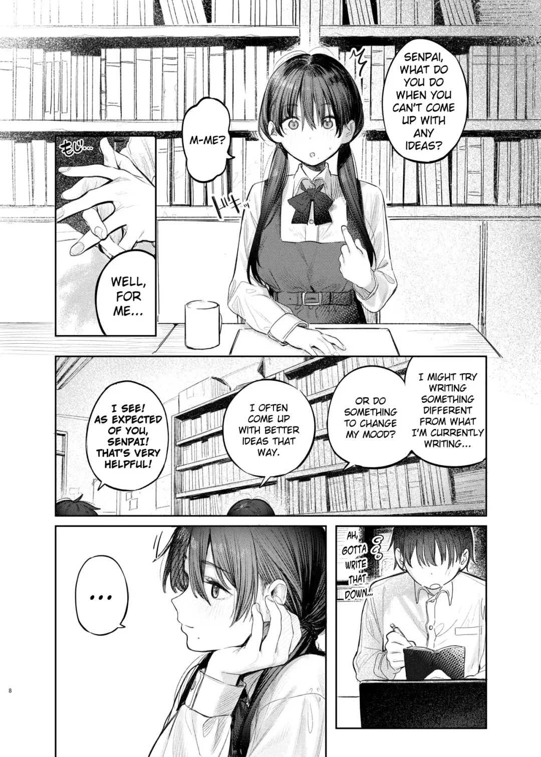 [Momokumo] Kunikida Senpai no Kakushigoto | Kunikida Senpai's Secret Fhentai - Page 8