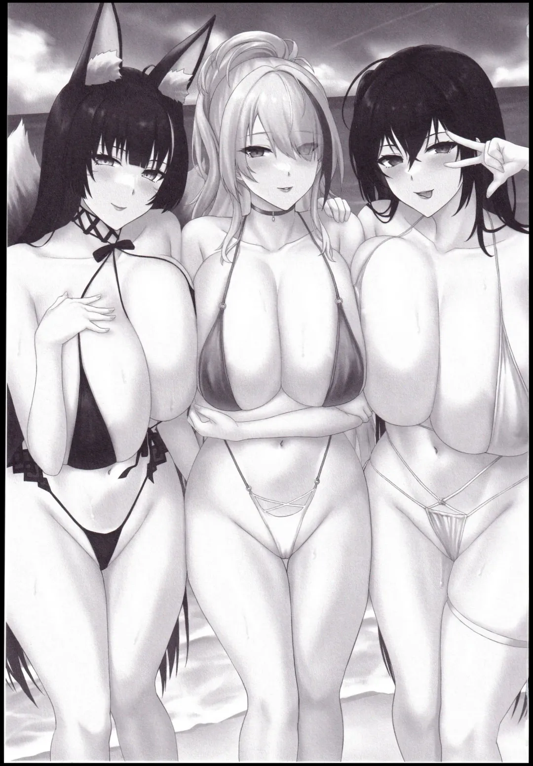 [Summer] Do-sukebe Juuou Harem Beach Fhentai - Page 3