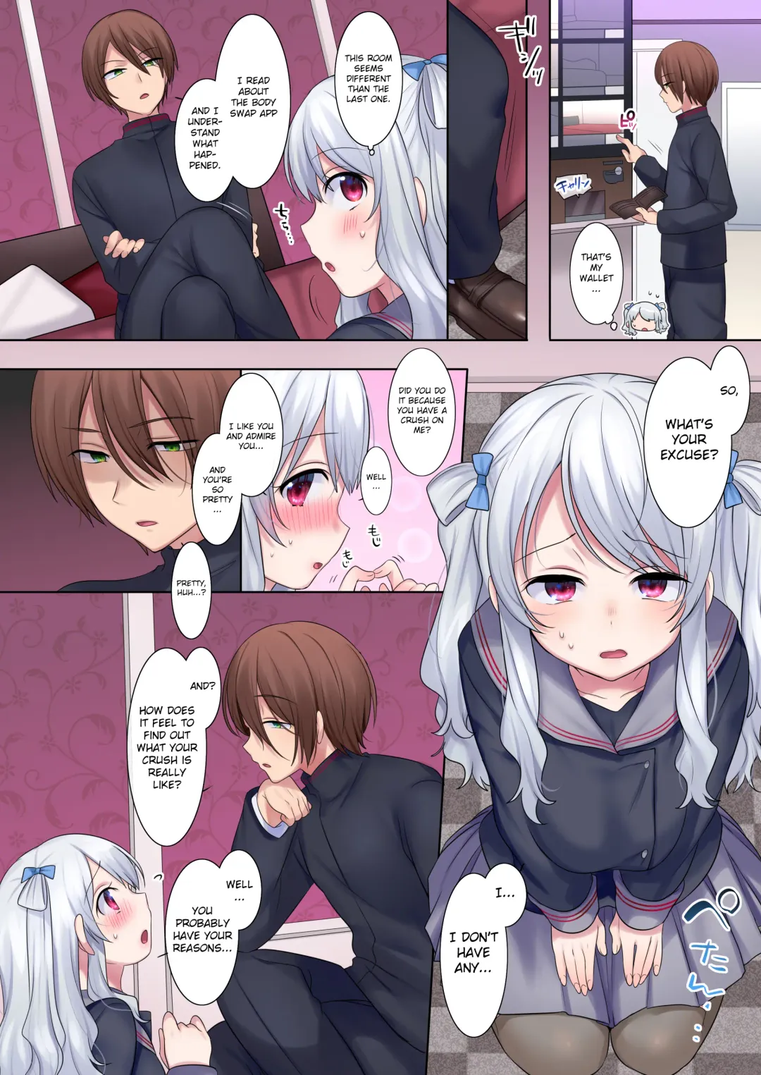 [Hiiragi Popura] Irekawari Appli - Akogare no Ojou-sama wa Enkouchuu! | Body Swap App - My Crush is a Prostitute! Fhentai - Page 17