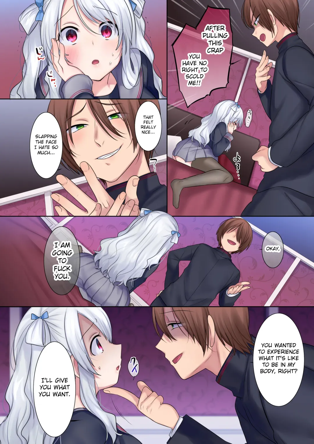 [Hiiragi Popura] Irekawari Appli - Akogare no Ojou-sama wa Enkouchuu! | Body Swap App - My Crush is a Prostitute! Fhentai - Page 19