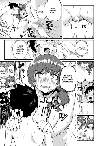 [Taro Oimo] Nanka Nee-chan-tachi ga Fudeoroshi Matsuri Toka Ii Dashita Fhentai - Page 16