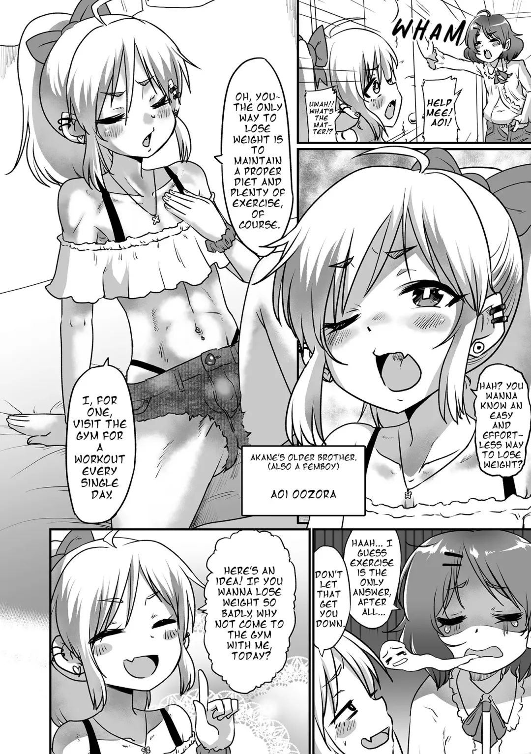 [Nikuyaki] Himitsu no Mesuiki Diet | Secret Femgasm Diet Fhentai - Page 2