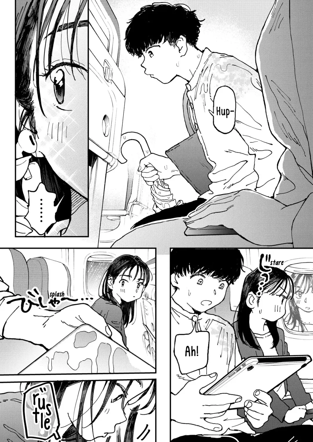 [Denbu Momo] Muramura OL-san wa Hikouki no Naka demo Seiyoku o Mitashitai | Horny OL-san, even on an Airplane, Wants To Satisfy Her Sexual Desires Fhentai - Page 4
