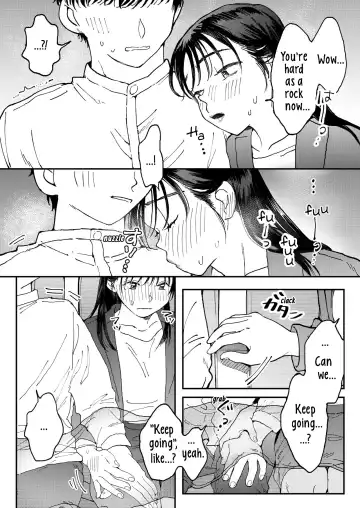 [Denbu Momo] Muramura OL-san wa Hikouki no Naka demo Seiyoku o Mitashitai | Horny OL-san, even on an Airplane, Wants To Satisfy Her Sexual Desires Fhentai - Page 19