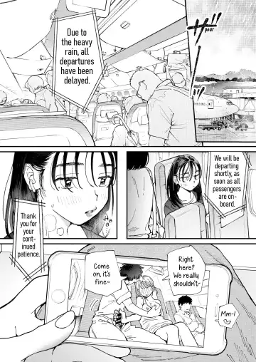 [Denbu Momo] Muramura OL-san wa Hikouki no Naka demo Seiyoku o Mitashitai | Horny OL-san, even on an Airplane, Wants To Satisfy Her Sexual Desires Fhentai - Page 2