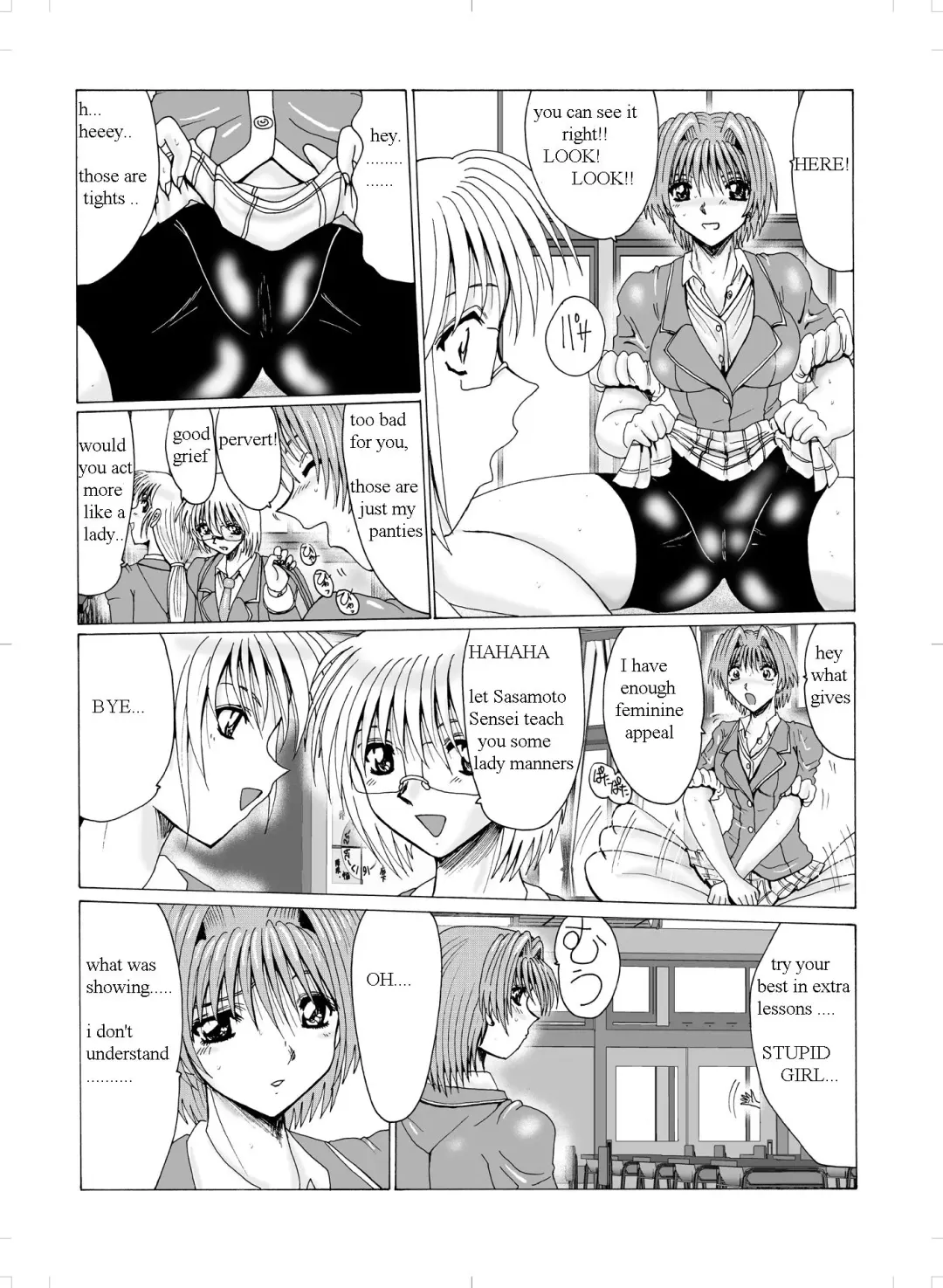 [Miyuma Subaru] Shemale Kyoushi to Erobuta | Shemale Teacher & The Pervert Pig Fhentai - Page 4
