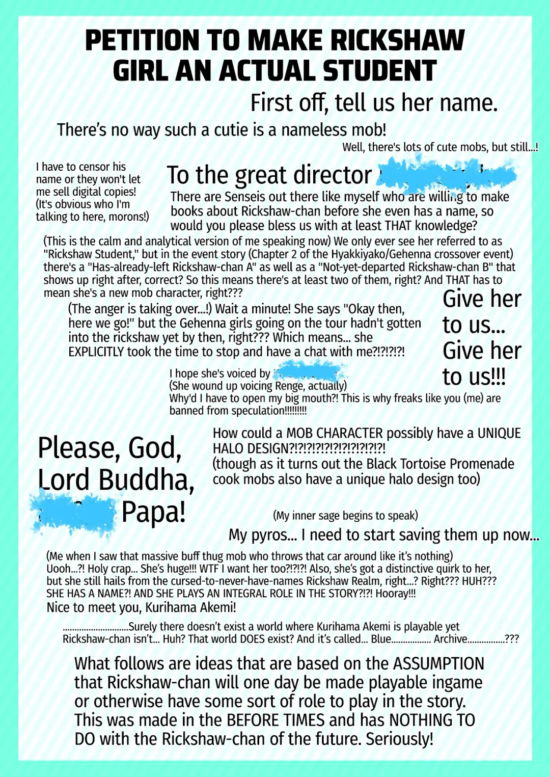 [Ogata Zen] Onegai Idainaru Kim Yong-ha Toukatsu P! Jinrikisha-chan Jissoushite! | Please!!! Almighty Director Kim Yong-ha! Rickshaw-chan Needs To Be Made Playable! Fhentai - Page 2