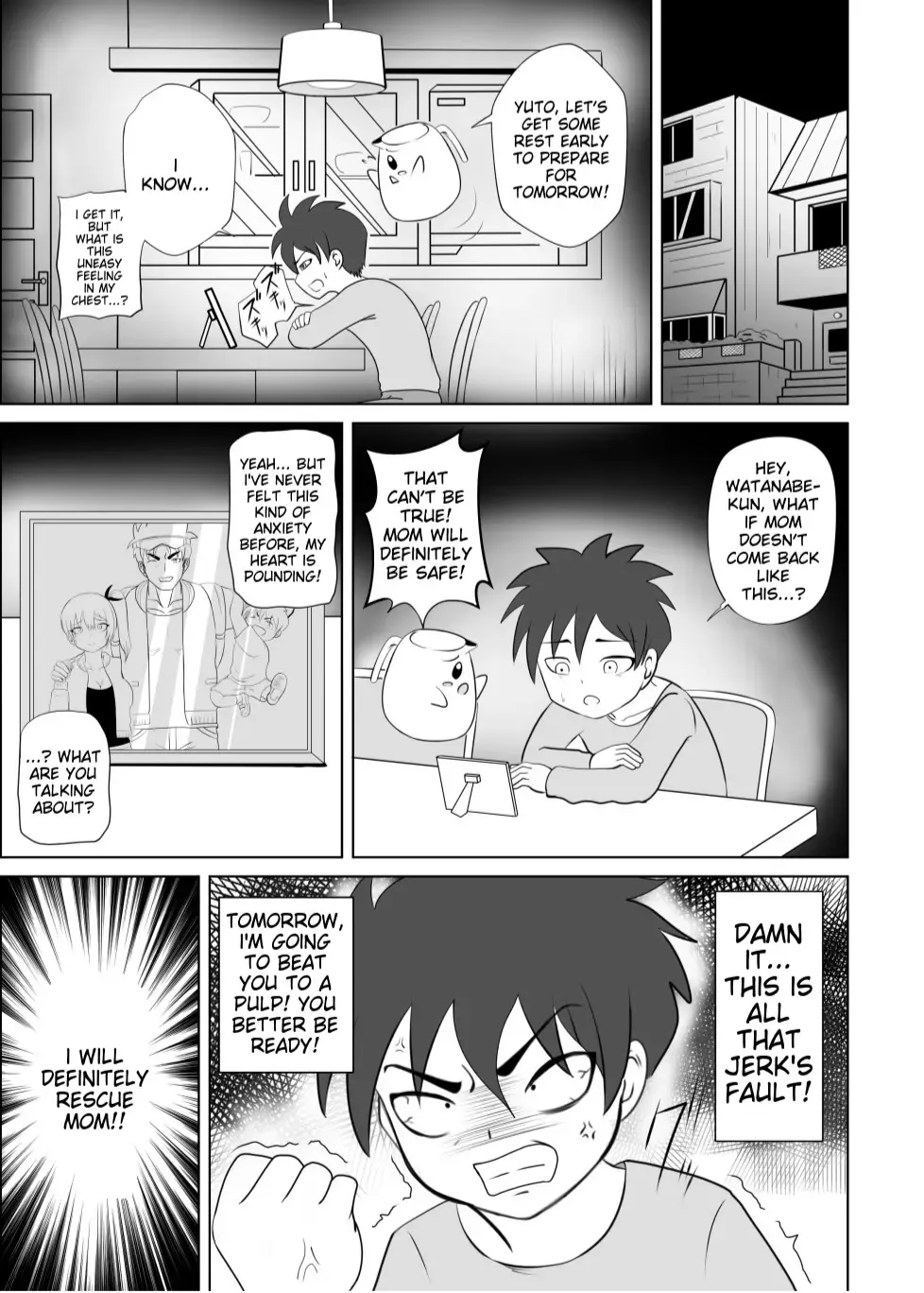 Taihen da!! Mama ga Aitsu ni Sarawareta!? | It's a big deal!! Mom was kidnapped by that guy!? Fhentai - Page 41