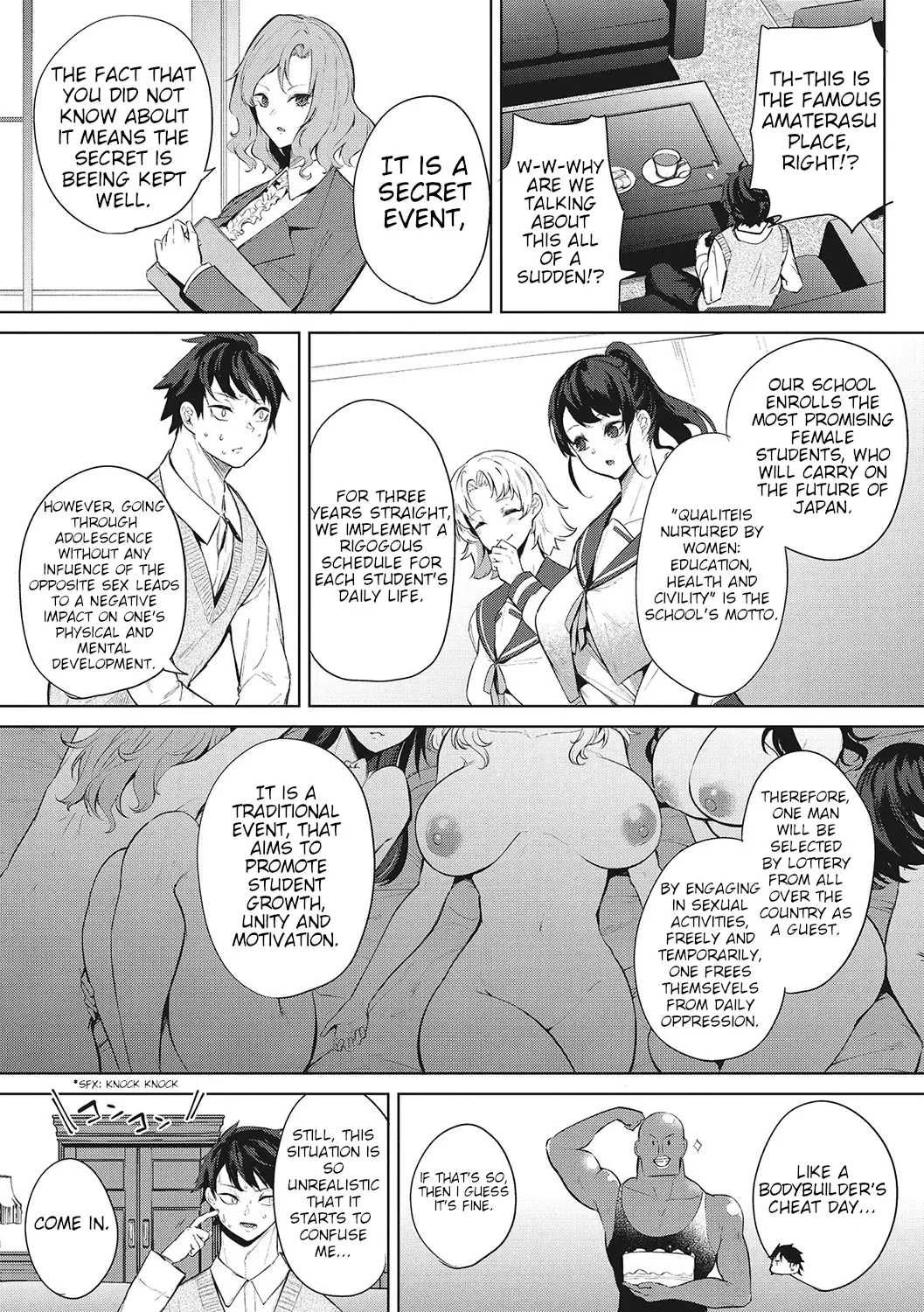 [Kurokawa Otogi] Amaterasu Jogakuin Bunkasai Ch. 1 | Amaterasu Girls' Academy Culture Festival Chapter 1 Fhentai - Page 3