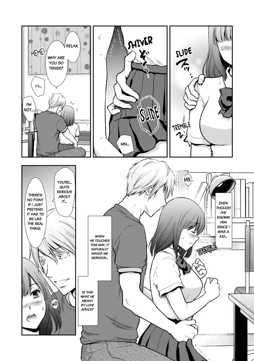 [Gento] "Sex no Benkyou Shiyokka?" Kareshi ga Iru no ni Itoko kara Shojo wo Ubaware Zecchou Shidou 1-5 | Let's Learn About Sex: Your Cousin Will Take Your Virginity and Teach You How to Come 1-5 Fhentai - Page 9