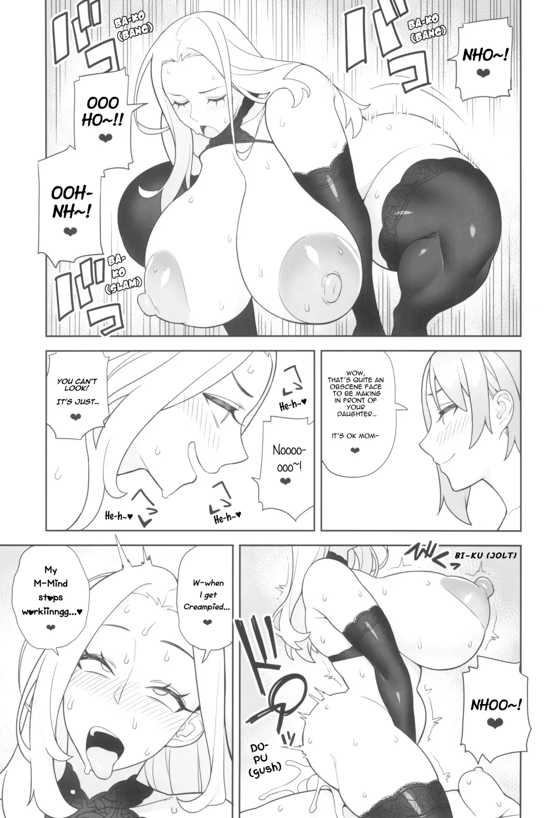 [Hidarikiki] Tomodachi to Sono Haha Oya ni Semarareru Hanashi 2 | A Story about a Friend and Her Mother Coming on to Me 2 Fhentai - Page 5