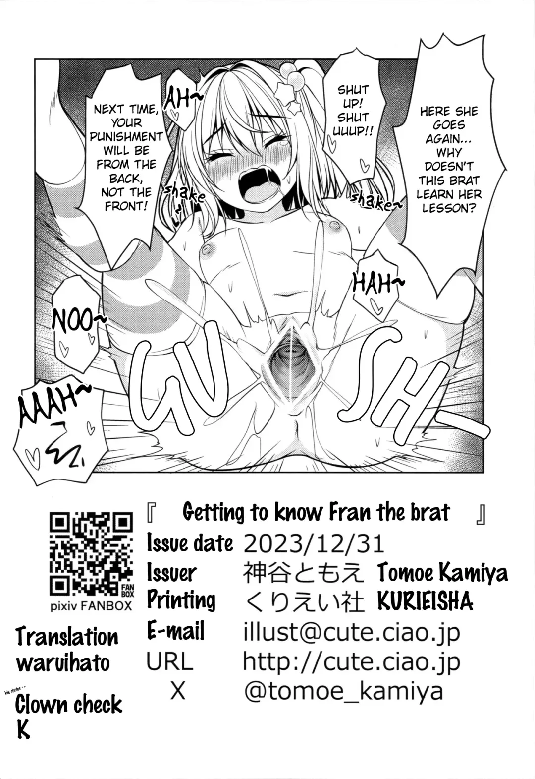 [Kamiya Tomoe] Mesugaki Flan o Wakarasero | Getting to Know Fran the Brat Fhentai - Page 17