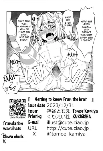 [Kamiya Tomoe] Mesugaki Flan o Wakarasero | Getting to Know Fran the Brat Fhentai - Page 17