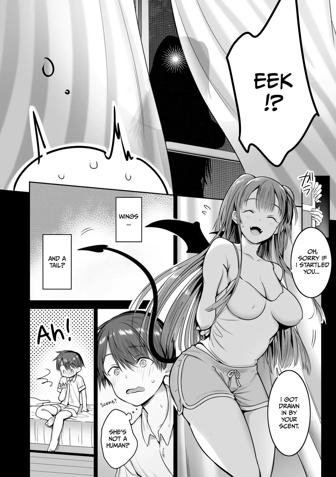 [Akai Same] Boku no Ie ni wa Succubus ga Kuru | A Succubus Comes Knocking On My Door Fhentai - Page 6