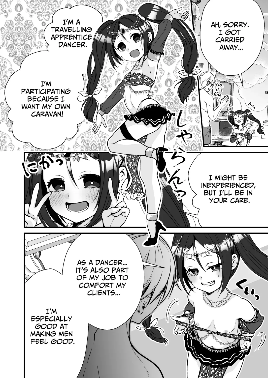 [Ariichi Kyuu] Chiisai na Odoriko to Papa Yobi Kozukuri Sex | Small Dancer's Ear Cheer Fhentai - Page 3