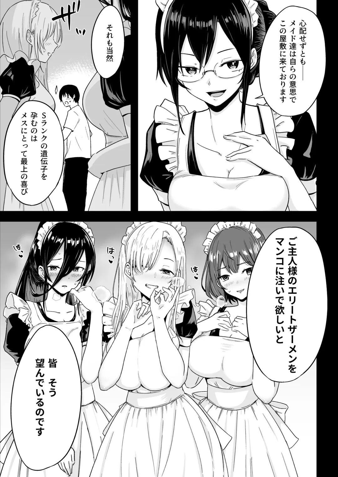 S Rank Idenshi Nintei sareta node, Yuushuu na Kodomo o Tsukurutame Maid ni Nakadashi shite Ninshin sareru Hanashi. Fhentai - Page 10