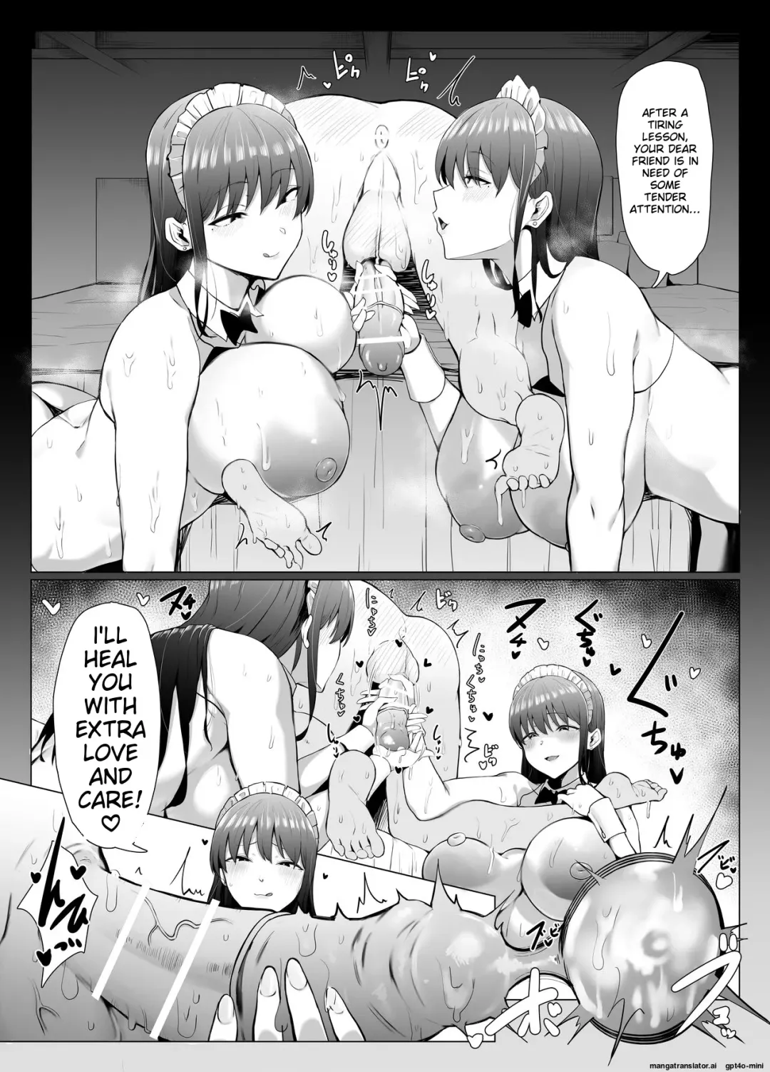 [Joucho] Koushinchou Futago Maid no Ochinpo Lesson Fhentai - Page 40