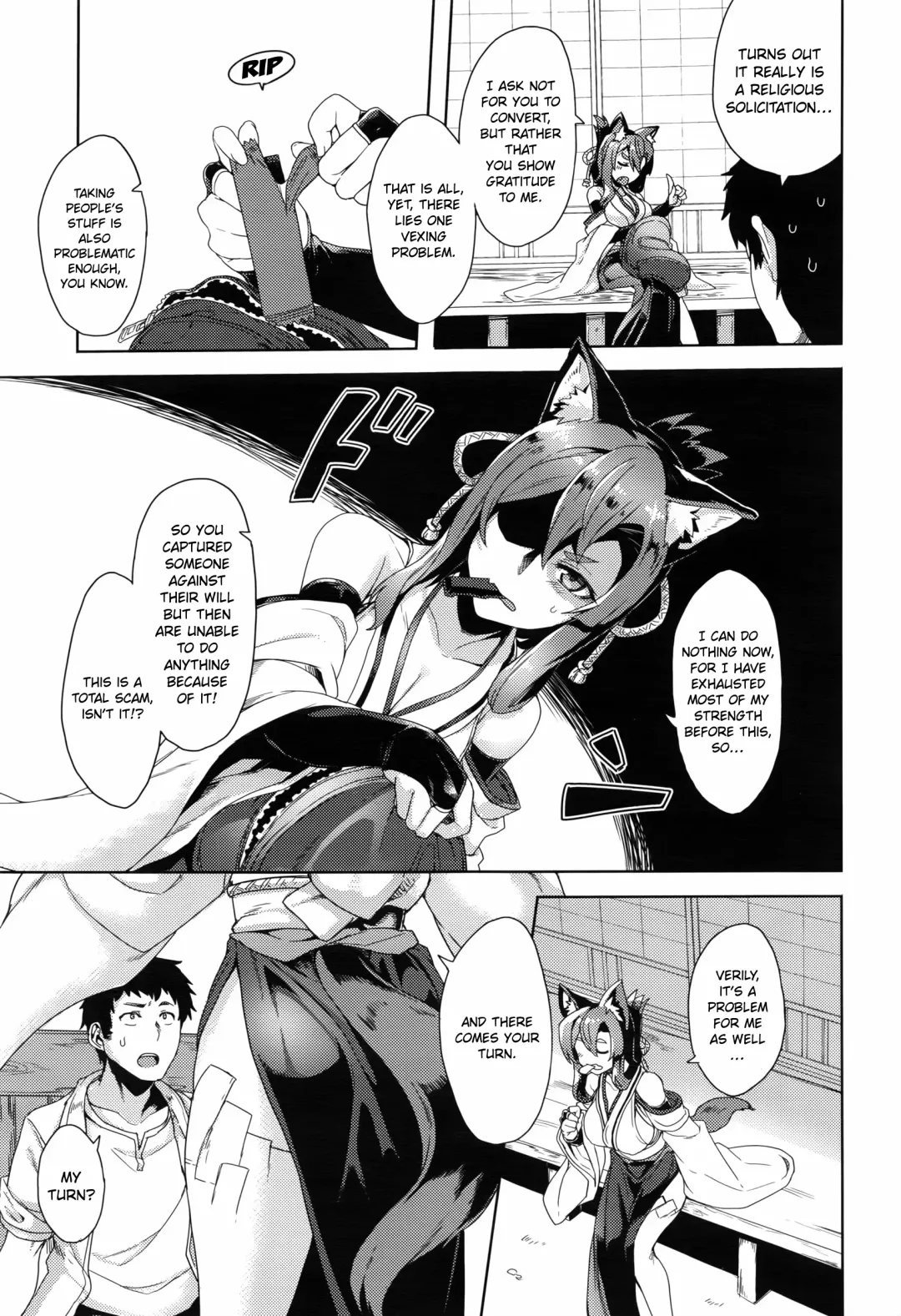 [Tsukinami Kousuke] Inugami-sama no Onegai | Wish Upon the Dog God Fhentai - Page 5
