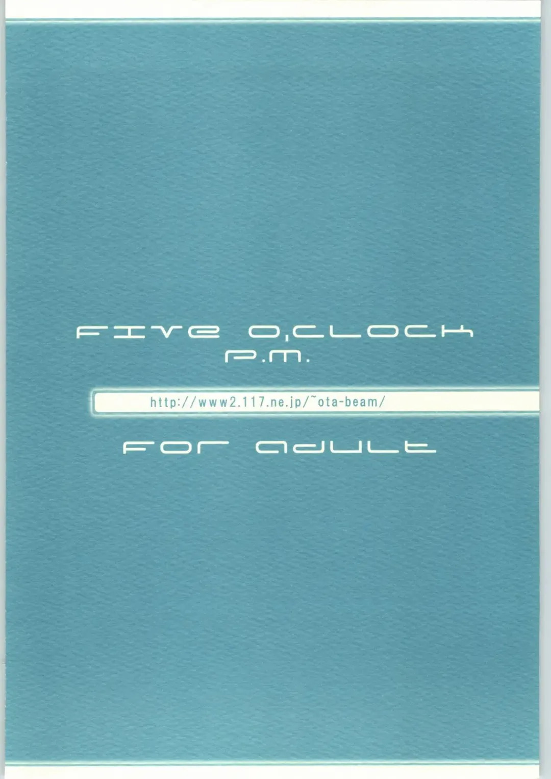 [Kuro - Ootsuka Mahiro - Sendaman] Five O'Clock PM Fhentai - Page 26