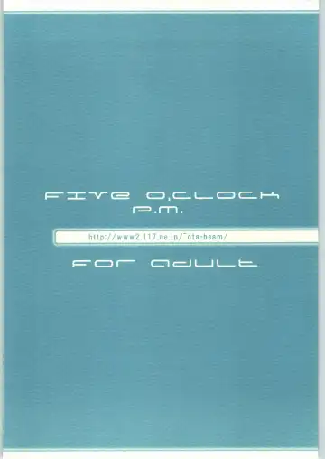 [Kuro - Ootsuka Mahiro - Sendaman] Five O'Clock PM Fhentai - Page 26