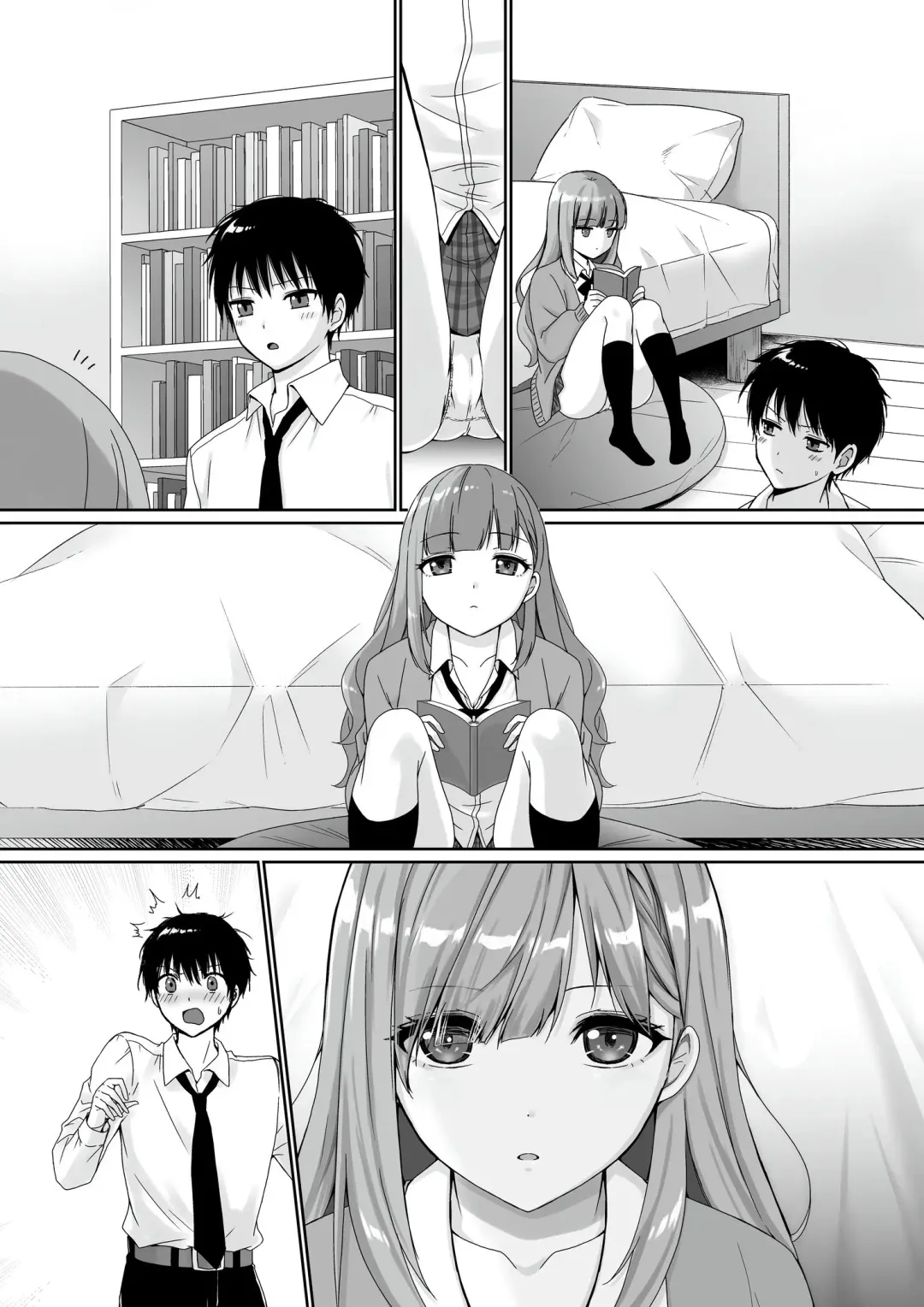 [Kisaragi Ai] Mukuchi Muhyoujou de Downer-kei na Osananajimi wa Boku no Heya de Kutsurogisugiteiru Fhentai - Page 35